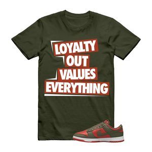 Dunk Mystic Red Cargo Khaki White Low T Shirt Match LOVE